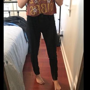 Gap High Waisted Black Jeans